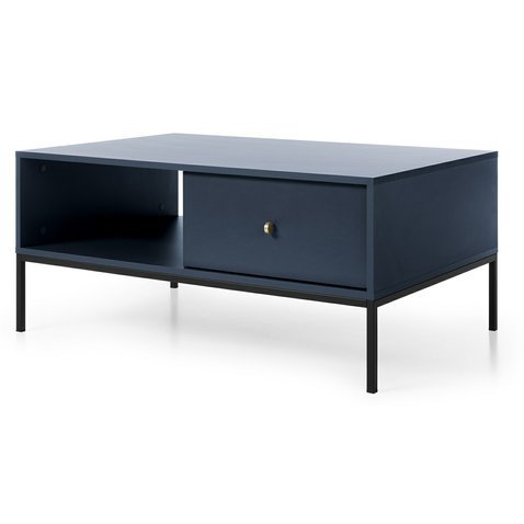 Moderní konferenční stolek Mono - tmavě modrá - 01