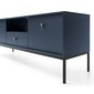 Prostorný TV stolek Mono - tmavě modrá - detail