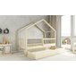 Domečková postel Musa bis + úložný prostor - 90 x 200 / bílá 03
