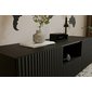 Závěsný TV stolek NOE 140 cm - černý mat 03