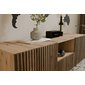 Frézovaný TV stolek závěsný NOE 140 cm - dub artisan/dub catania 05