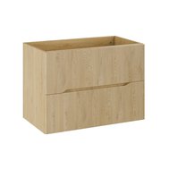 Šuplíková skříňka Nordic pod umyvadlo - dub cremona, ozdobné frézování 01