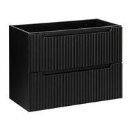 Umyvadlová skříňka Nova Black 80 se šuplíky - černý mat 01