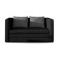 Malé sofa Neva - černá / tmavě šedá 02