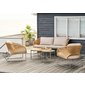 Lounge set na terasu Novella – béžová sedací souprava