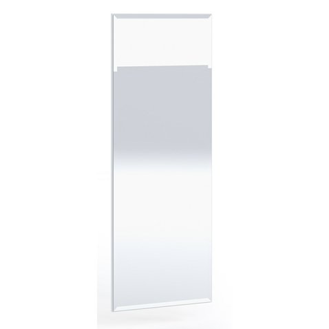Obdélníkové zrcadlo Olier - bílá 01
