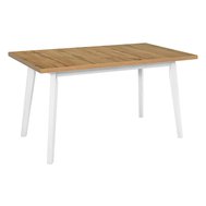 Obdélníkový stůl Oslo 5 - bílá/dub wotan
