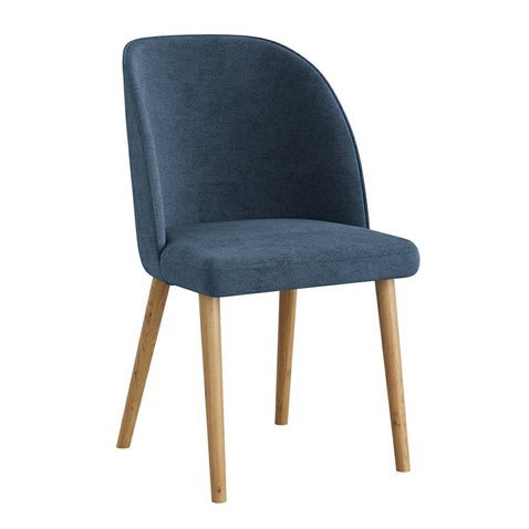 Jídelní čalouněná židle Olbia - modrá 01