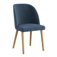 Jídelní čalouněná židle Olbia - modrá