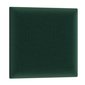 Čalouněný panel Quadratta 30x30 cm - tmavě zelená