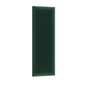 Obdélníkový čalouněný panel Quadratta 20 x 50 cm - tmavě zelená
