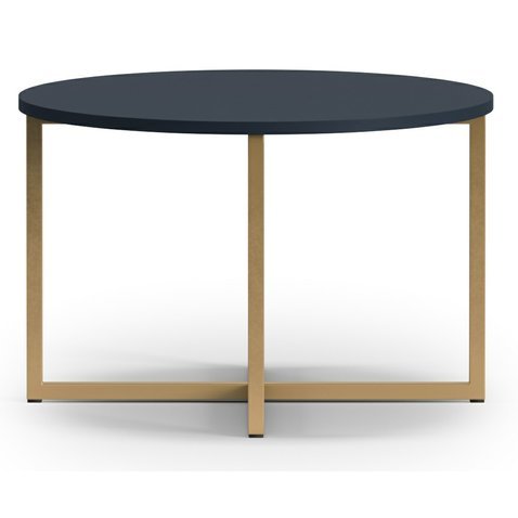 Kulatý konferenční stolek Pula 60 cm - tmavě modrá - 01