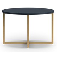 Kulatý konferenční stolek Pula 60 cm - tmavě modrá