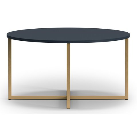Prostorný konferenční stolek Pula 80 cm - tmavě modrá - 01