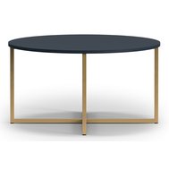 Prostorný konferenční stolek Pula 80 cm - tmavě modrá