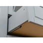 Dvoudvéřová masivní vitrína Marone Elite - popelavě šedá/přírodní 11