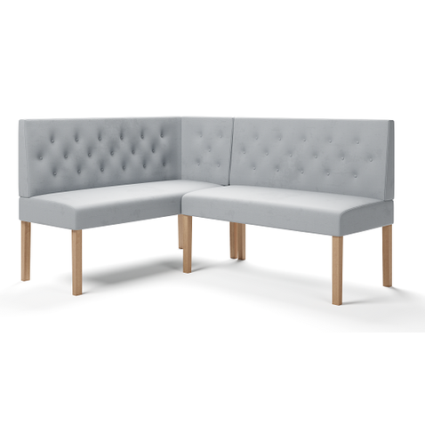 Dřevěná jídelní lavice Porto 130 x 170 cm - 01