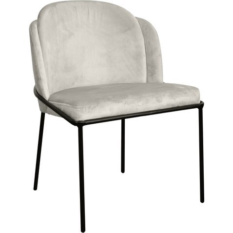 Elegantní čalouněná židle Polly new - šedobéžová 01