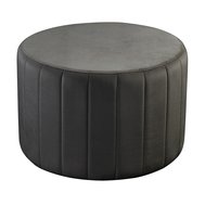 Kulatý taburet Bellissa 6 - tmavě šedá 01