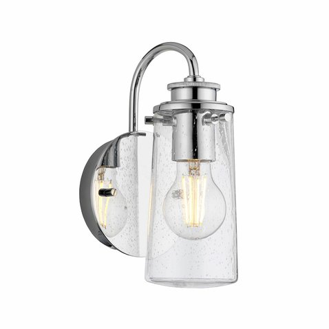 Koupelnová nástěnná lampa Braelyn - leštěný chrom 01