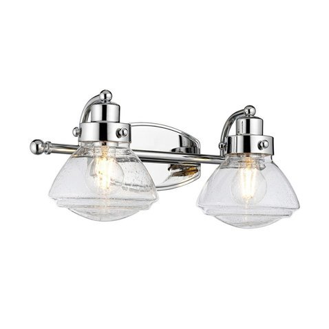 Nástěnné koupelnové osvětlení Scholar 2 - leštěný chrom 01