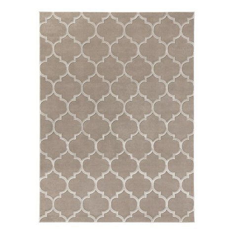 Koberec Elsher beige se vzorem - 120 x 180 cm - 01