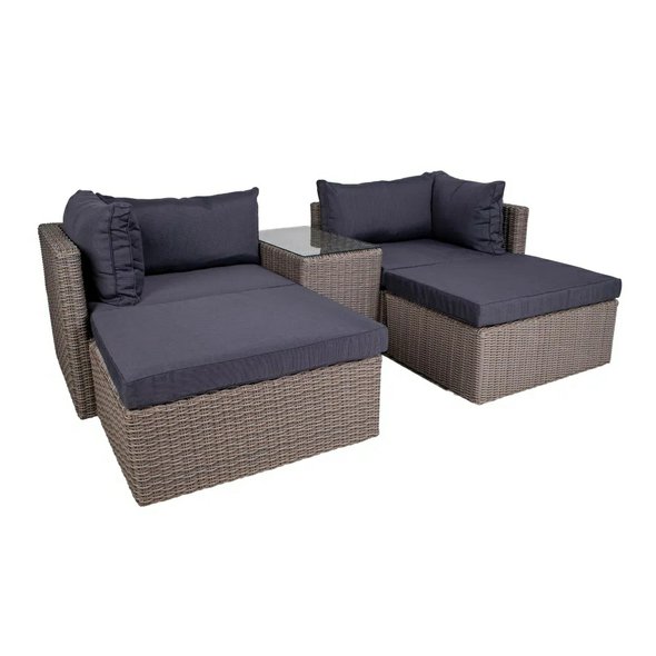 Zahradní sedací souprava Rossi – 5dílný set pro terasu