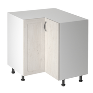 VÝPRODEJ - Spodní rohová kuchyňská skříňka Royal D90N - norská borovice / bílá 01