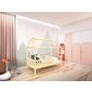 Dětská postel Alfie PLUS 2 se snímatelnou zábranou - 90 x 200 cm - přírodní 01