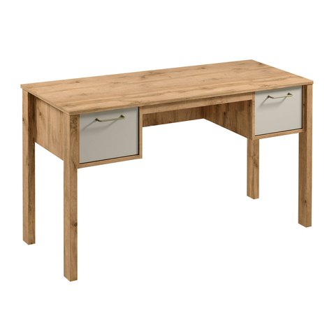 Psací stůl Indigo - dub wotan / béžová 01