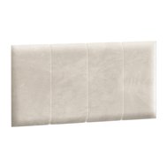Čalouněný panel na postel Rel 90 x 200 cm - bílý mat 01