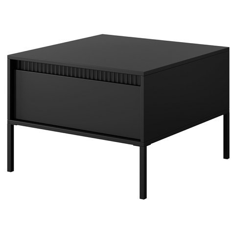 Čtvercový konferenční stolek Senso - černá - 01