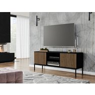 Televizní stolek Meorati - dub artisan / černá