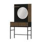 Toaletní stolek Meorati se zrcadlem - dub artisan / černá 06