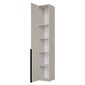Úzká skříň Slim - vysoká, s policemi, odstín kašmír 02
