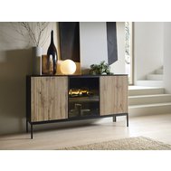 Prostorná komoda s osvětlením Sento