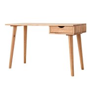 Dubový psací stůl Simon - přírodní