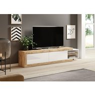 Moderní televizní stolek Sintra - dub samdal / bílá