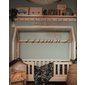 Domečková postel Bianco duo 90 x 190 cm - reálné foto