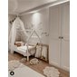 Domečková postel se zábranou Bianco 80 x 160 cm - reálné foto