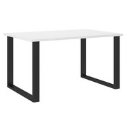 Stylový jídelní stůl Imperial - 138x90 cm - bílá