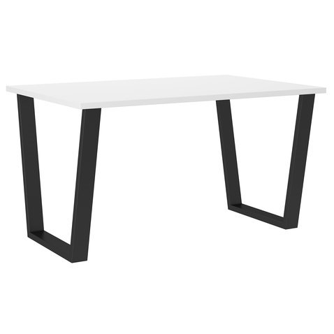 Moderní jídelní stůl Nigel - 138x90 cm - bílá - 01