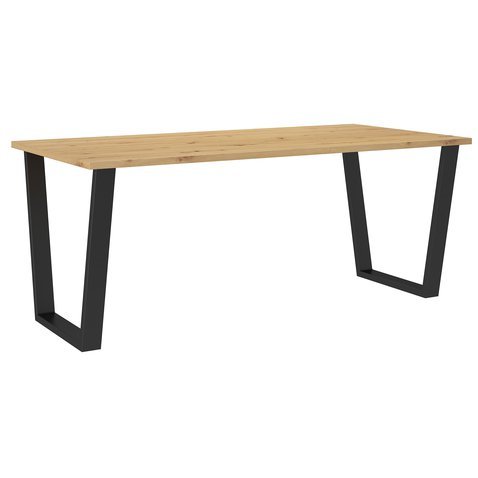 Moderní stůl do jídelny Nigel - 185x90 cm - dub artisan - 01