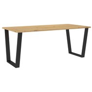 Moderní stůl do jídelny Nigel - 185x90 cm - dub artisan