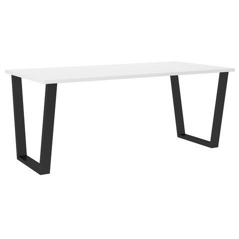Jídelní stůl Nigel 2 - 185x90 cm - bílá - 01
