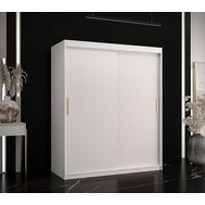 Bílá šatní skříň Riflo Slim 1 - 150 cm