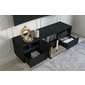 Elegantní černý TV stolek Skandica Merlin 05