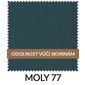 Tkanina Moly 77 - modrozelená