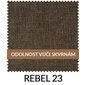 Tkanina Rebel 23 - hnědošedá