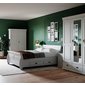Manželská postel z masivu borovice Toskania 2 - 160 cm / bílá 10